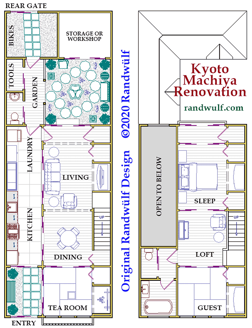 Machiya Floor Plan